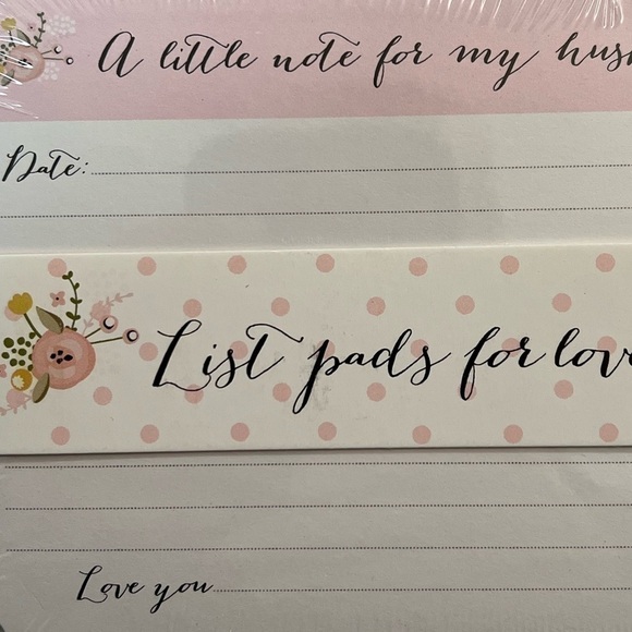 C.R. Gibson "True Love" Wedding Note Pad Duo - Picture 2 of 4